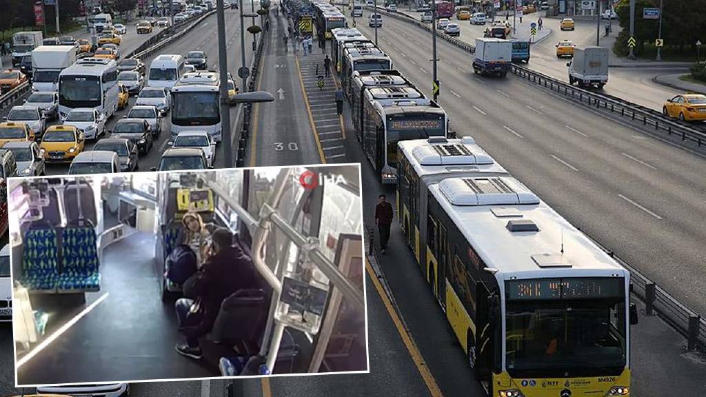 Sancıları başladı, hastaneye kadar dayanamadı! Hamile kadın metrobüste doğum yaptı...