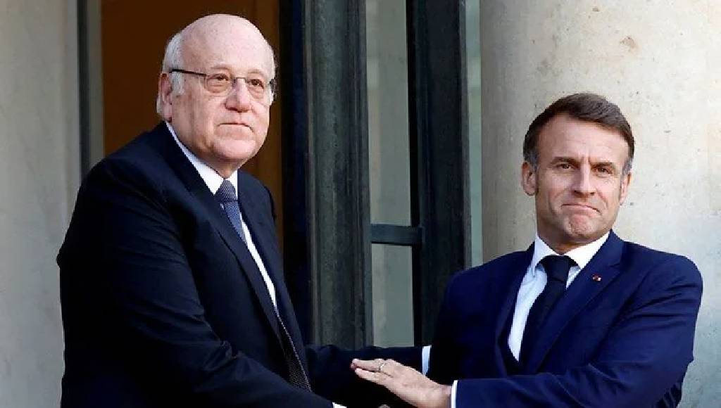 Macron'dan Lübnan'a destek: "Hem askeri hem insani yardım yapılacak"