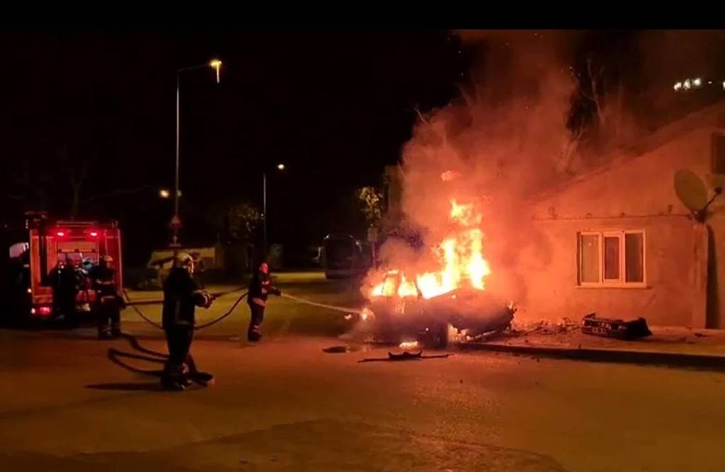 Edirne'de korkunç olay! Alev alan otomobildeki 4 kişi yanarak can verdi...