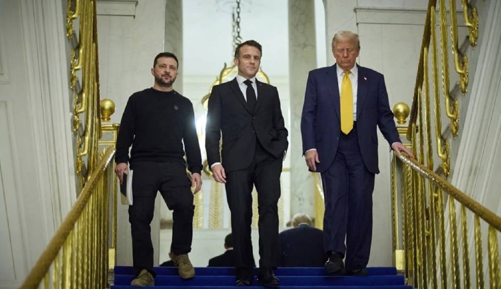 Zelenskiy, Trump ve Macron'dan üçlü zirve!