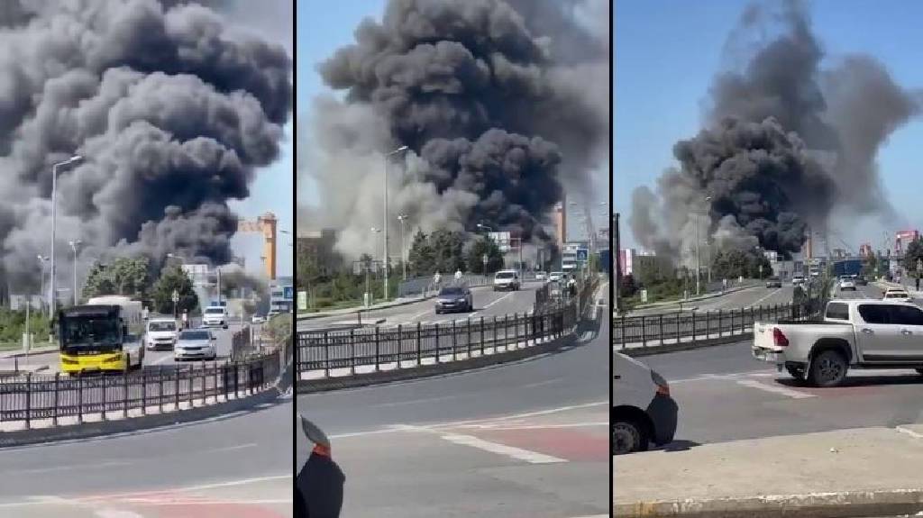 Tuzla’da yat imalathanesinde yangın paniği!