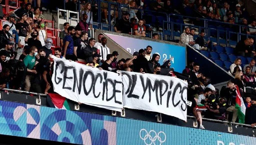 Fransa Olimpiyat Komitesinden, İsrail'i protesto eden taraftarlara soruşturma