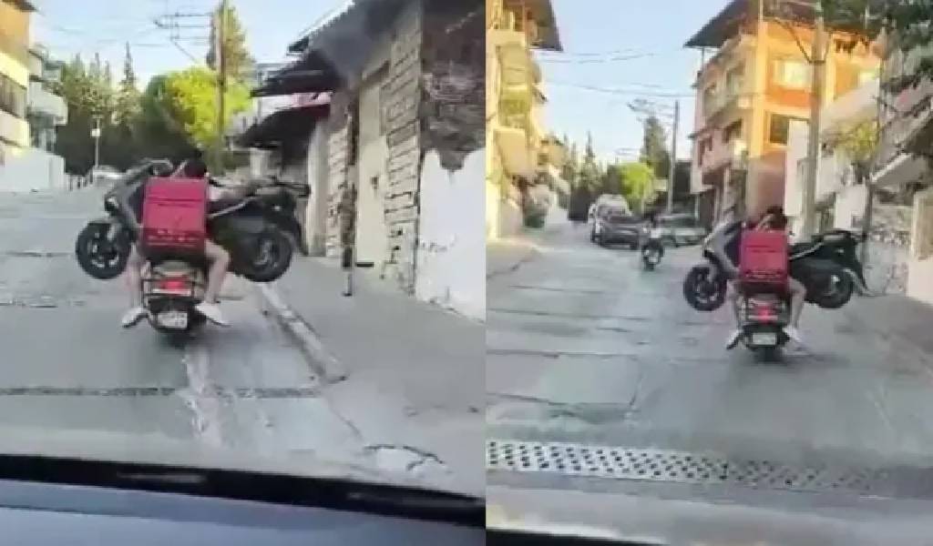 Görüntüler 'bu kadarı da olmaz' dedirtti: Motosikletin üstünde motosiklet taşıdılar!