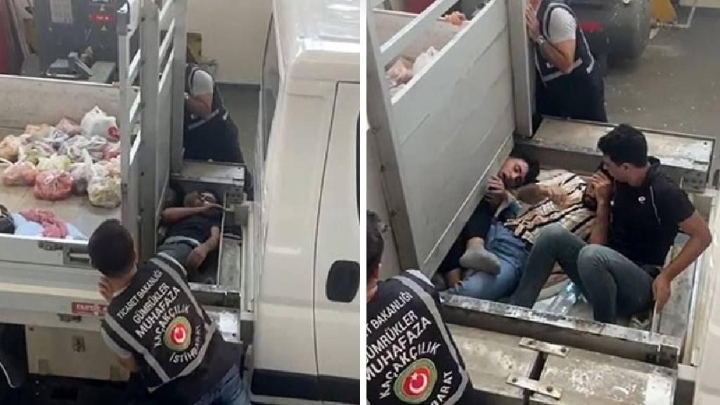 Şeytanın aklına gelmez! Kaçak göçmenler Avrupa'ya kaçmak için canlarını hiçe saydılar
