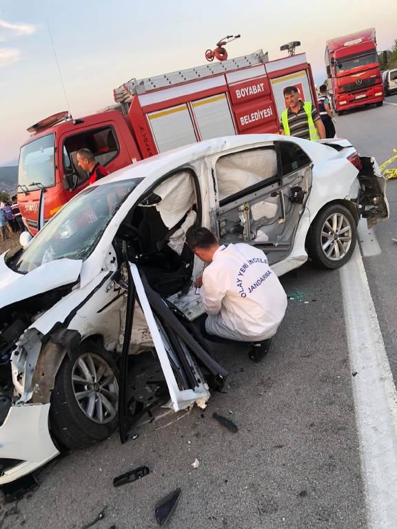 Sinop'ta feci kaza: 3 ölü, 4 yaralı