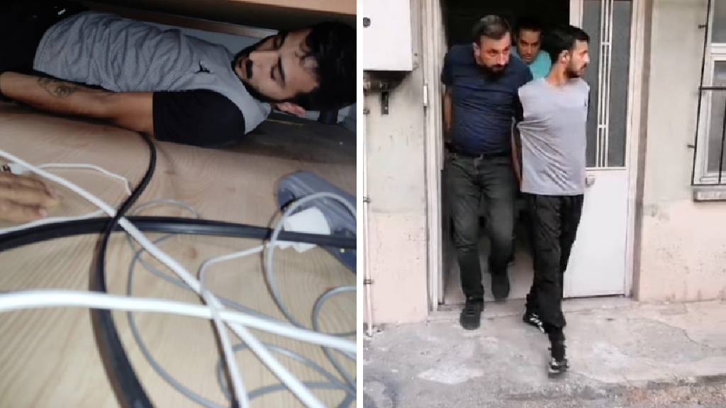 30 yıl hapisle aranan şüpheliyi aldığı nefes yakalattı!