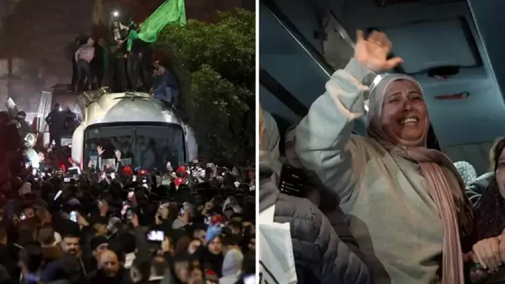 Ateşkesin ardından ilk rehine takası! İsrail, 90 Filistinliyi serbest bıraktı...