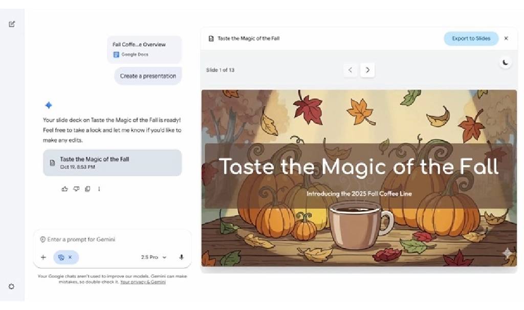 Google Gemini Canvas yeni özellikler kazandı