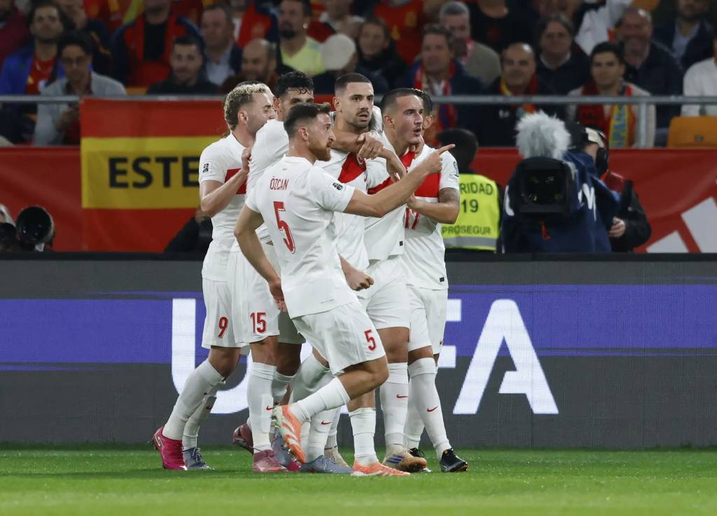 A Milli Futbol Takımı, İspanya ile deplasmanda 2-2 berabere kaldı