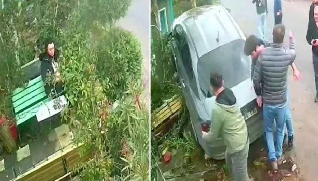 İstanbul'da korkunç kaza! Ehliyetsiz sürücü bankta oturan kadını ezdi
