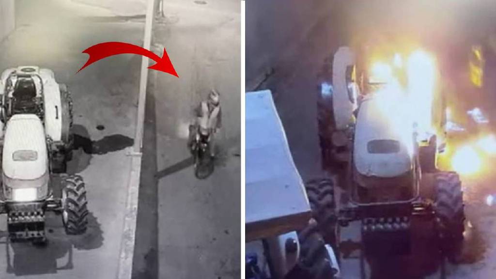 Antalya'da korkunç olay! Traktörü ateşe verirken kendi de yandı...