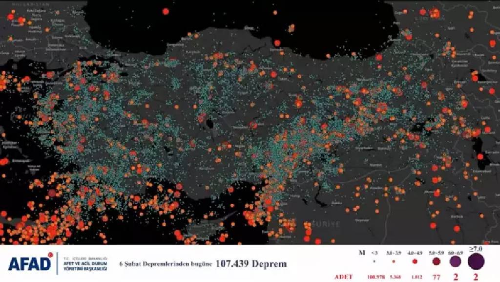 AFAD verileri yayınladı! Son 2 yılda 107 bin 439 deprem, Türkiye’de sallanmayan yer neredeyse yok...