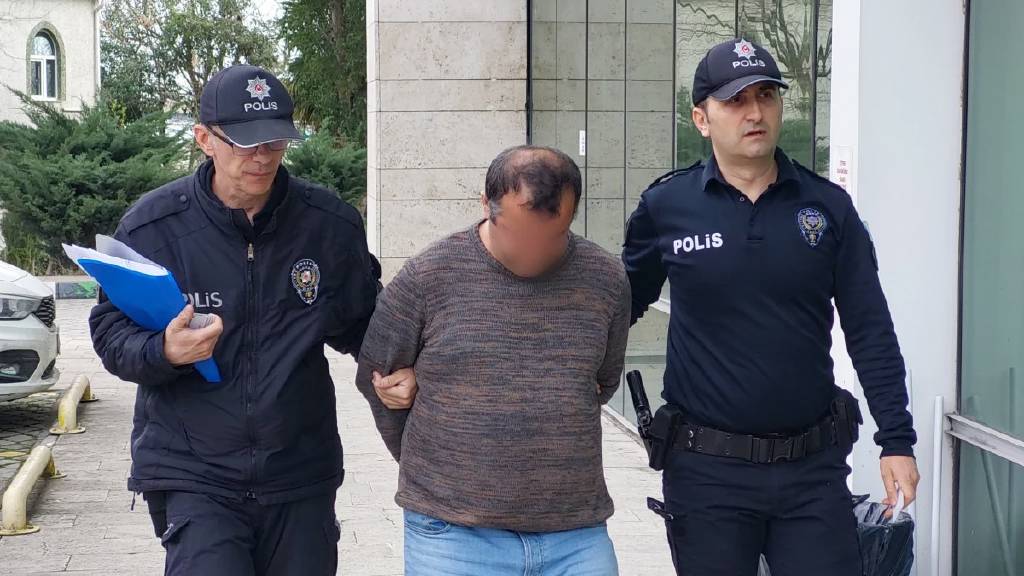 Samsun'da polise kafa atan şahıs tutuklandı!