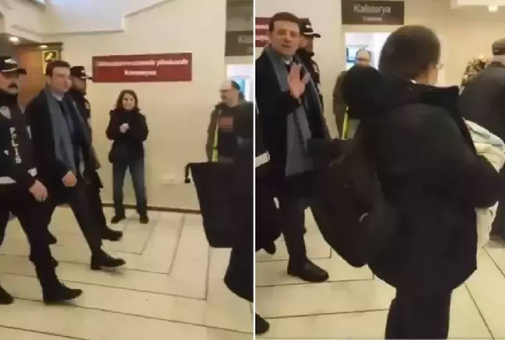 Ekrem İmamoğlu'nun gözaltına alındığı ilk görüntüleri!