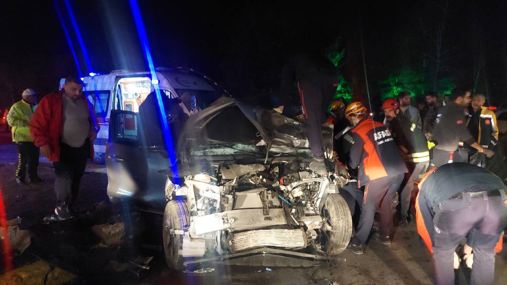 Erzurum'da, freni tutmayan kamyonet 6 aracı biçti!