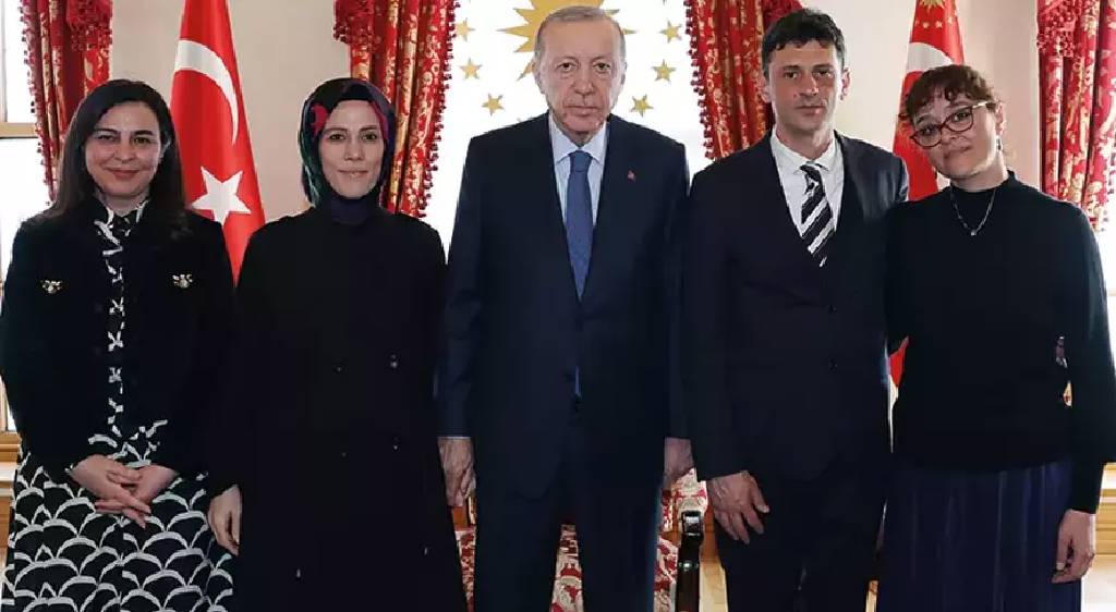 Cumhurbaşkanı Erdoğan, Mattia Ahmet Minguzzi'nin ailesiyle görüştü