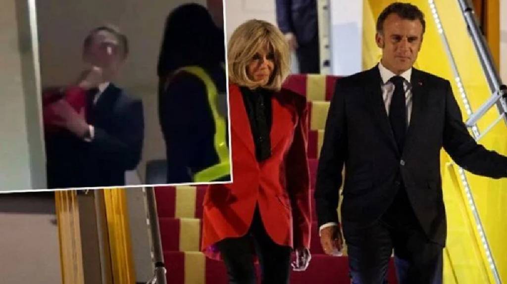 Eşinden tokat yemişti! Macron'dan tokat açıklaması: Şakalaşıyorduk