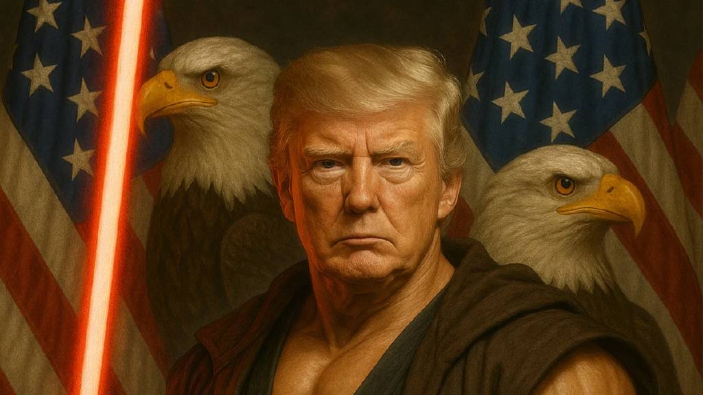 Bu kez savaşçı oldu! Beyaz Saray'dan Donald Trump paylaşımı