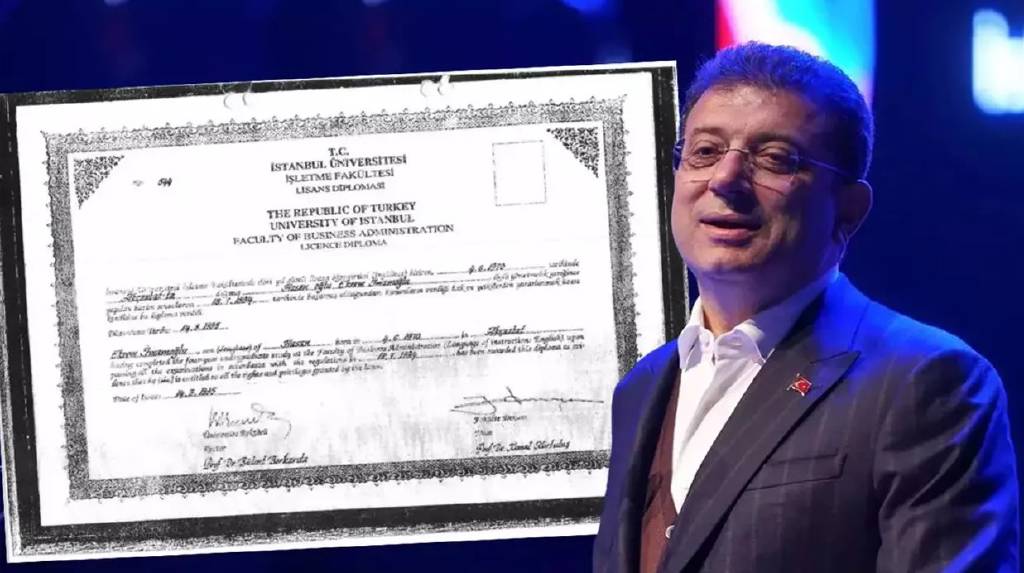İstanbul Üniversitesi, Ekrem İmamoğlu'na diplomasının iptalini tebliğ etti