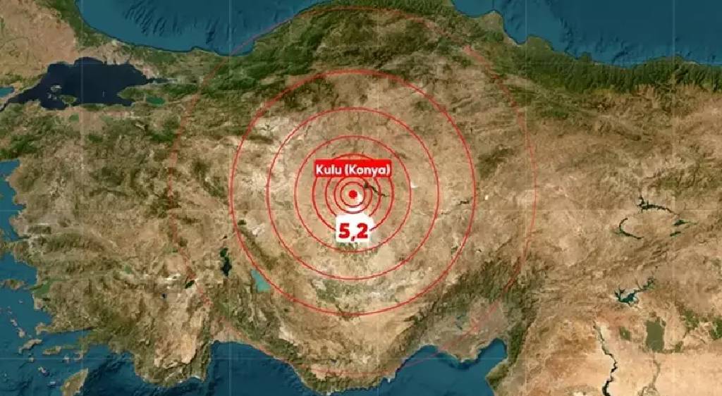 Konya'daki 5.2'lik deprem Ankara'da hissedildi