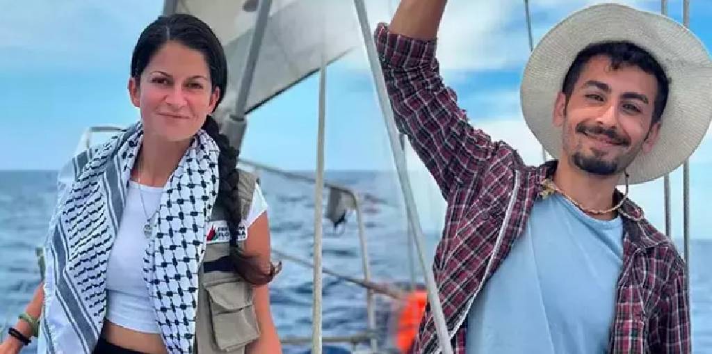 İsrail'in Madleen gemisinden alıkoyduğu 2'si Türk 6 aktivist serbest!