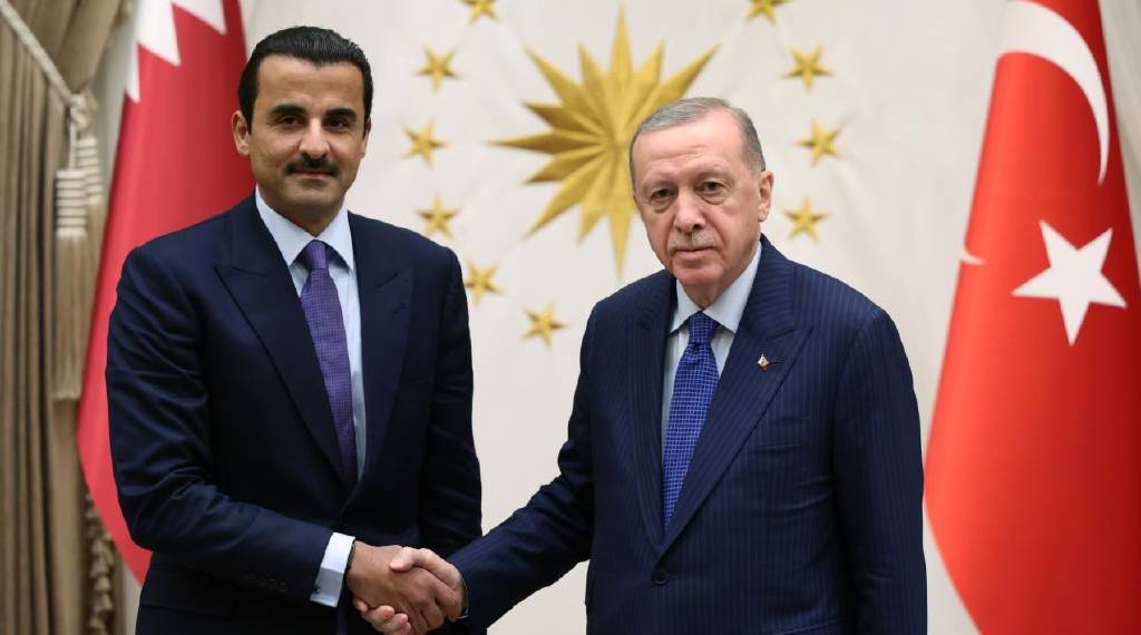 Cumhurbaşkanı Erdoğan, Katar Emiri Al Sani ile görüştü