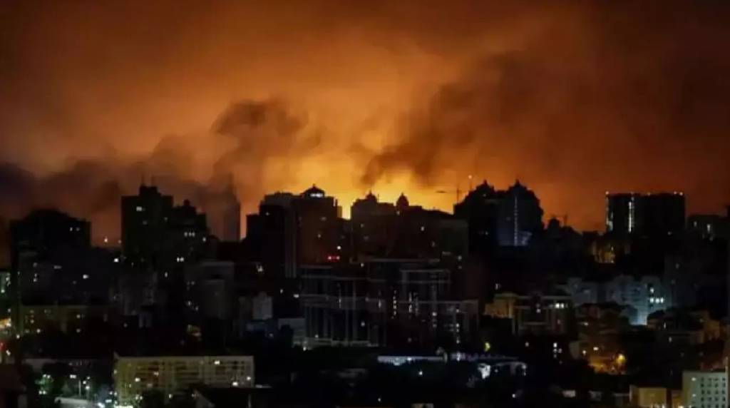 Rusya, Kiev'e en büyük saldırılardan birini gerçekleştirdi