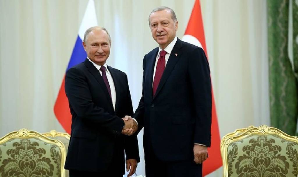 Cumhurbaşkanı Erdoğan Putin'le görüştü