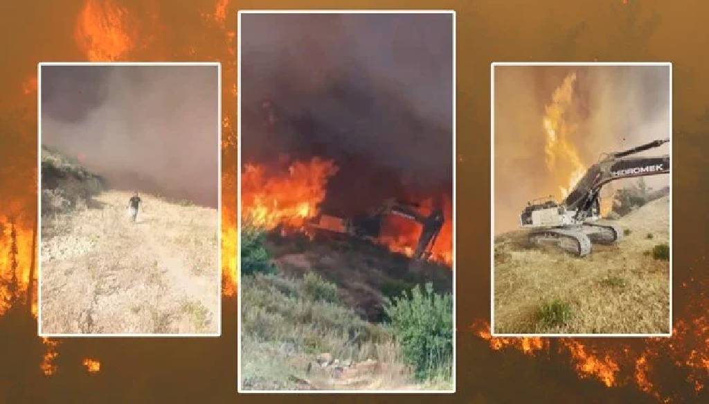 Alevlerin içinde dehşet: Operatör Furkan Ulaş’ın korku dolu anları