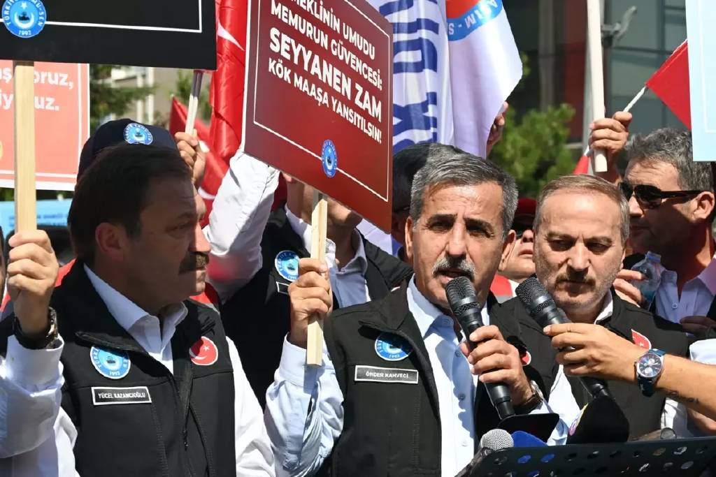Hazine ve Maliye Bakanlığı önünde protesto gerçekleşti