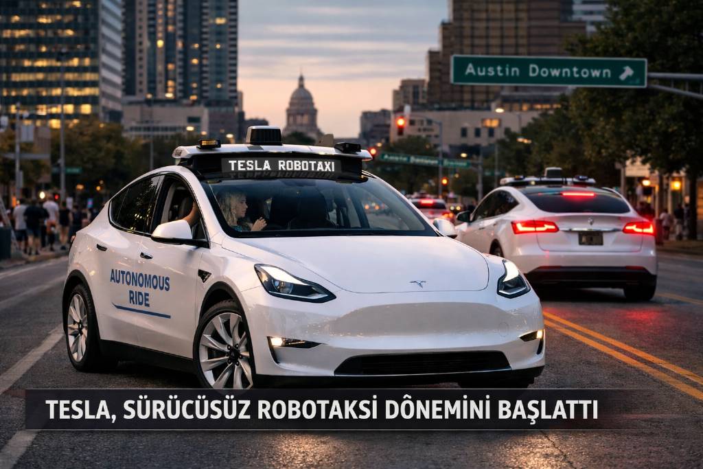 Tesla, sürücüsüz robotaksi dönemini başlattı