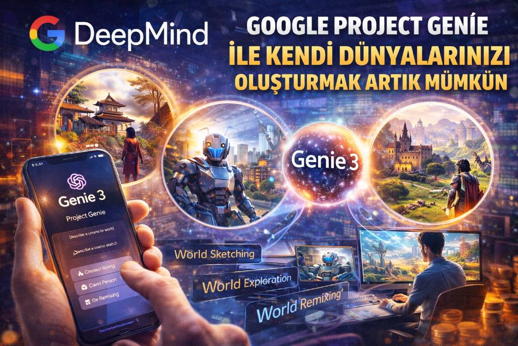 Google Project genie ile kendi dünyalarınızı oluşturmak mümkün