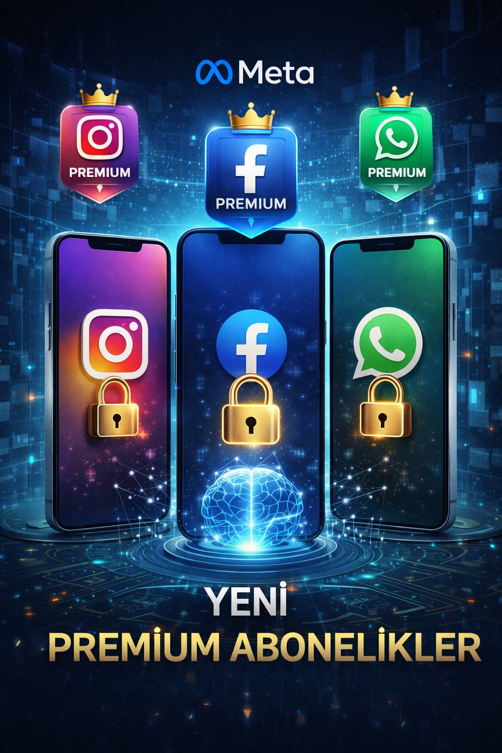 Meta, üç platformu için premium abonelik sistemi başlatıyor