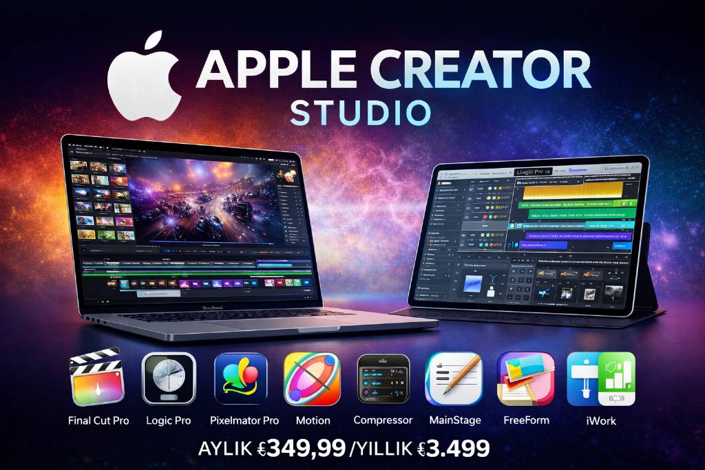 Apple Creator Studio kullanıma açıldı