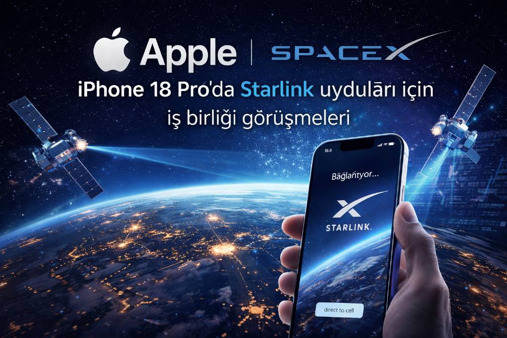 Apple, Iphone 18 pro'da Starlink uyduları için SpaceX ile görüşüyor