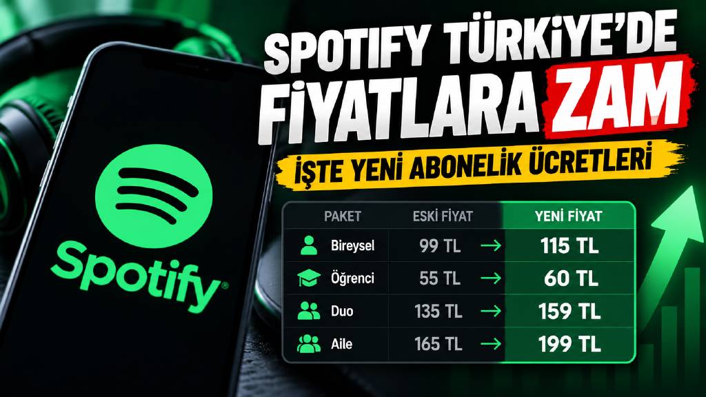 Spotify Türkiye'de aboneleri üzecek haber
