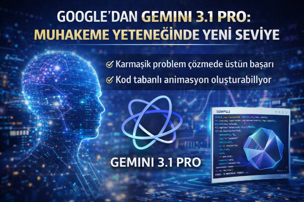 Google gemini 3.1 pro tanıtıldı