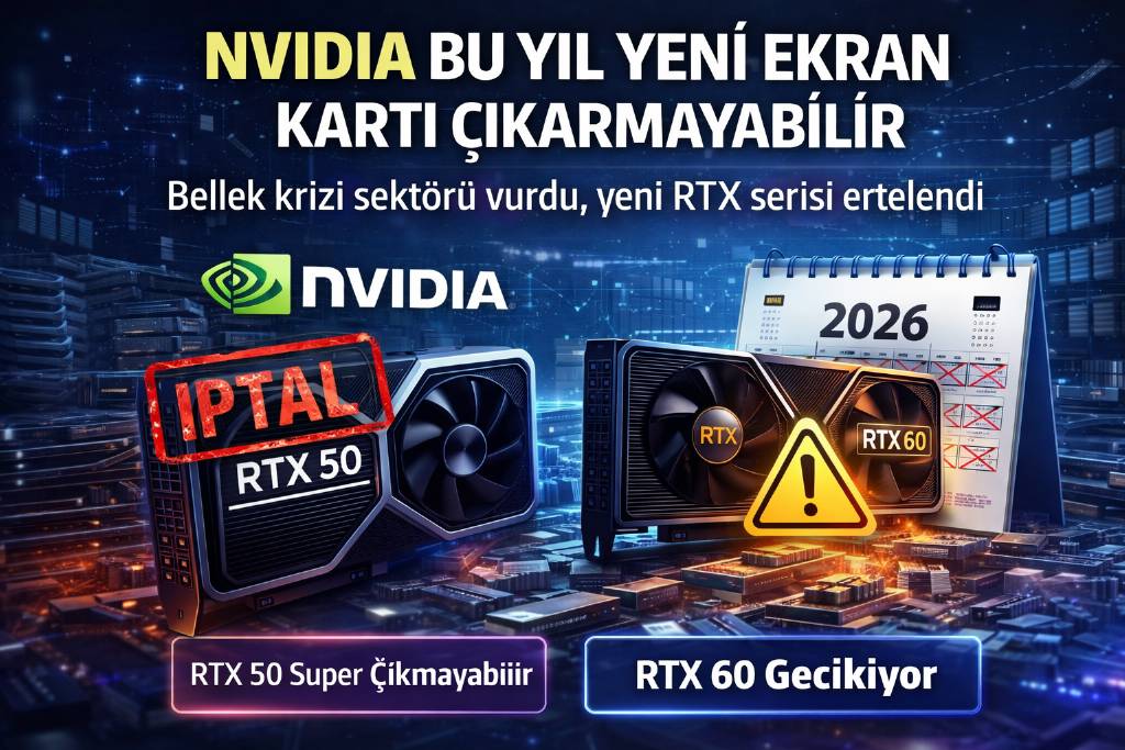 NVDIA bu yıl yeni ekran kartı çıkartmayabilir