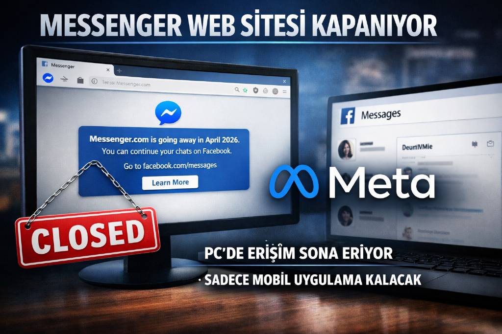 META, Messenger web sitesini kapatıyor