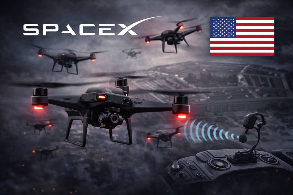 SpaceX'in gizli drone yarışında yer aldığı iddiası