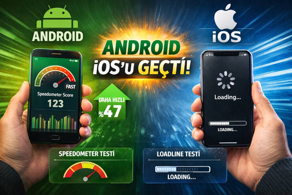 Android web performansında zirveye çıktı