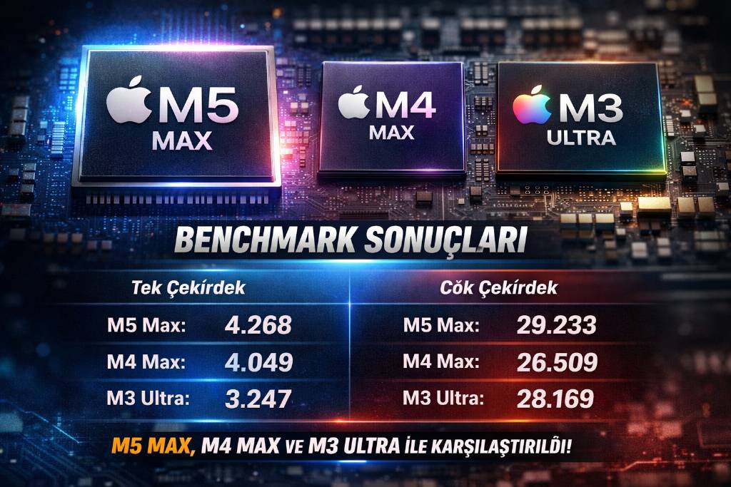 Apple M5 Max ilk performans testleri ortaya çıktı