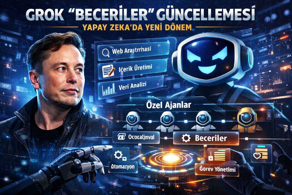 Grok'a "beceriler" güncellemesi