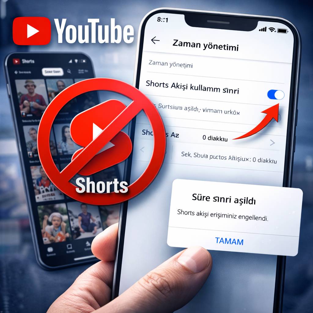 Youtube shorts için yeni özellik