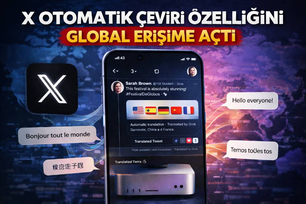 X'te otomatik çeviri dönemi başladı