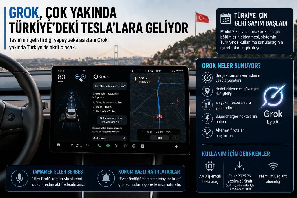 Tesla'nın yapay zekası Grok Türkiye yolunda