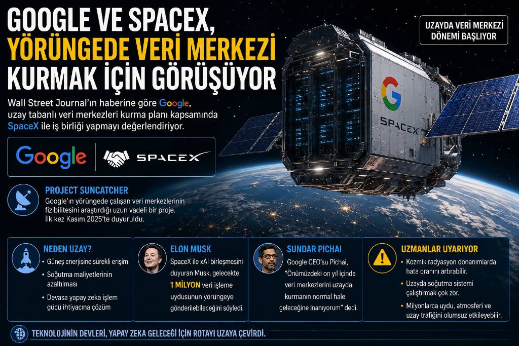 Google ve SpaceX'den dev ortaklık adımı