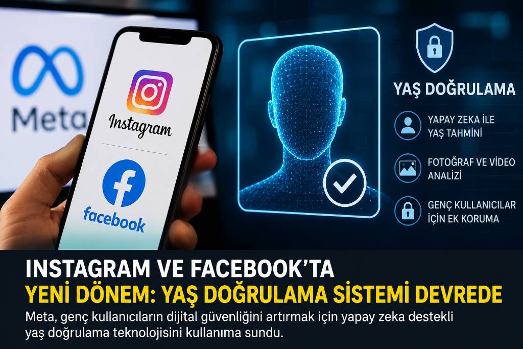META yapay zeka destekli yaş sistemini start verdi