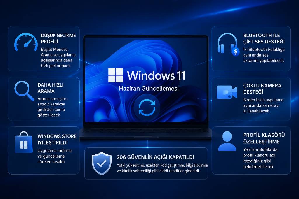 Windows 11'e güncelleme geldi