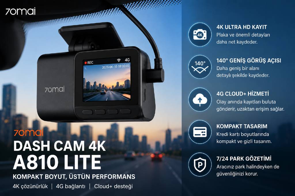 4G Destekli yeni araç kamerası tanıtıldı